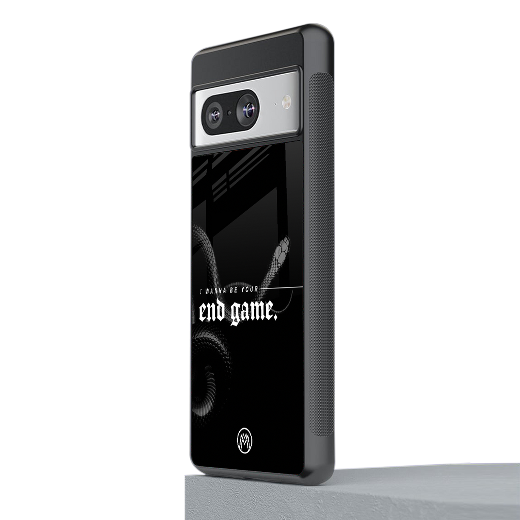 end game back phone cover | glass case for Google Pixel 8