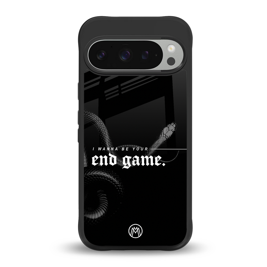 end game back phone cover | glass case for google pixel 9 pro
