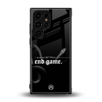 end game back phone cover | glass case for samsung galaxy s23 ultra