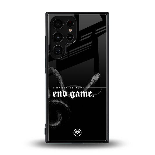 end game back phone cover | glass case for samsung galaxy s23 ultra