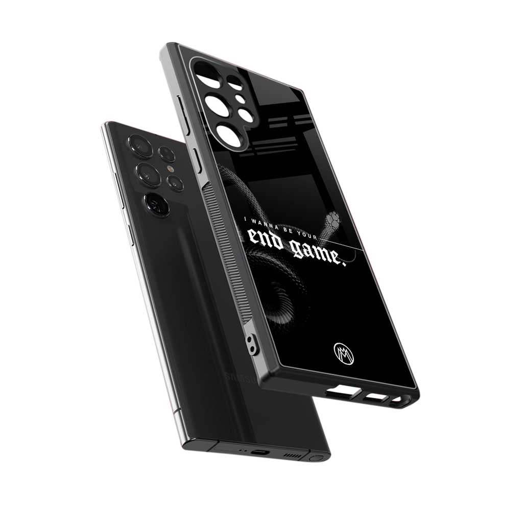 end game back phone cover | glass case for samsung galaxy s23 ultra