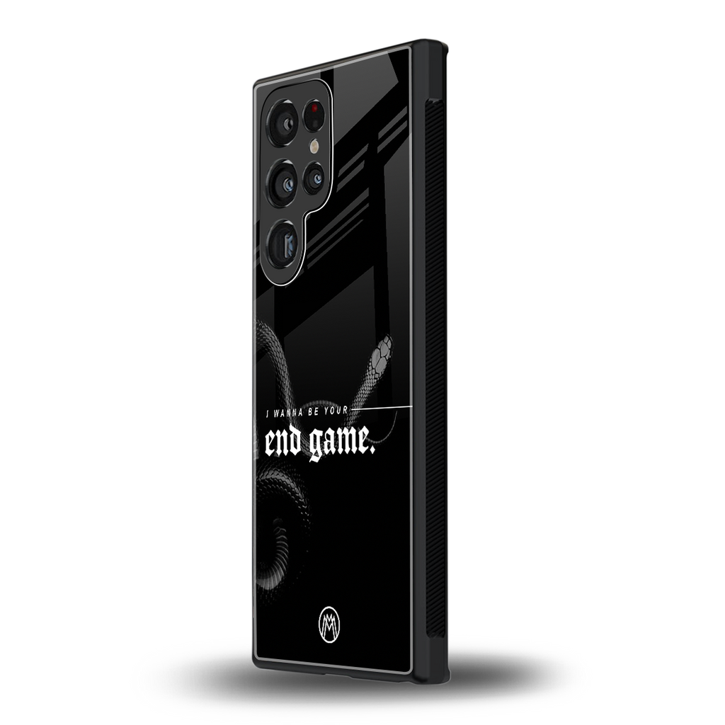 end game back phone cover | glass case for samsung galaxy s23 ultra