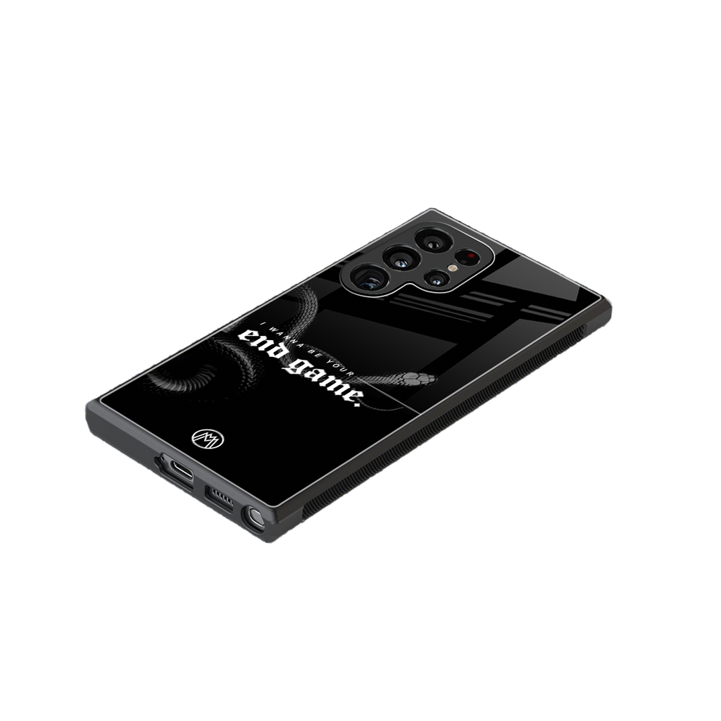 end game back phone cover | glass case for samsung galaxy s23 ultra