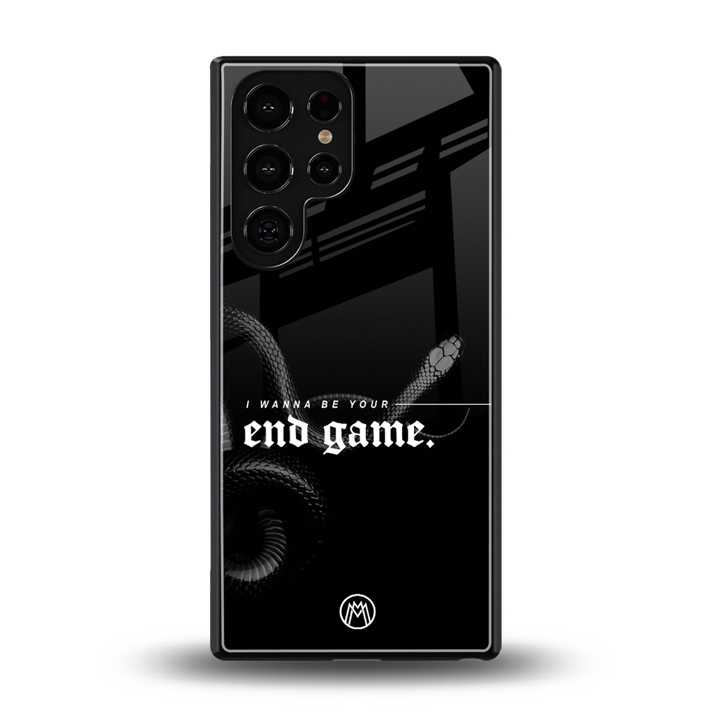 end game back phone cover | glass case for samsung galaxy s25 ultra