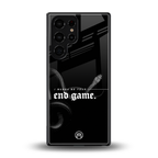 end game back phone cover | glass case for samsung galaxy s25 ultra
