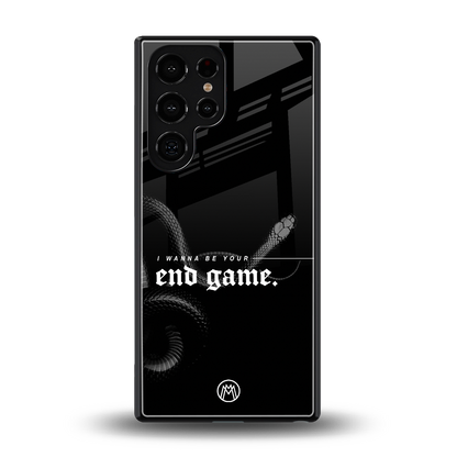 end game back phone cover | glass case for samsung galaxy s25 ultra