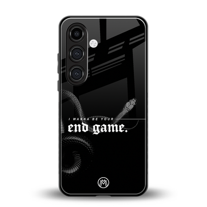 end game back phone cover | glass case for samsung galaxy s25 plus
