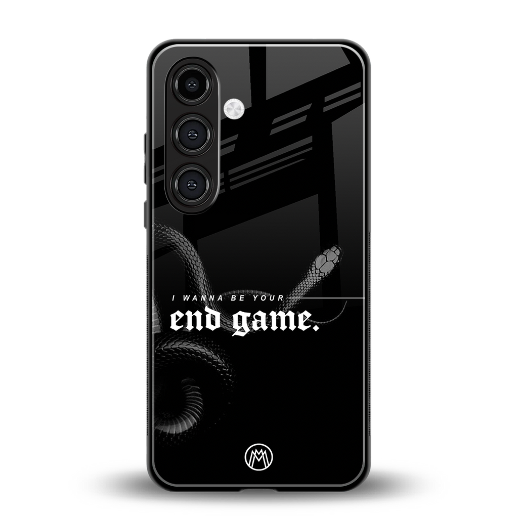 end game back phone cover | glass case for samsung galaxy s24 plus