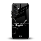 end game back phone cover | glass case for samsung galaxy s24 plus