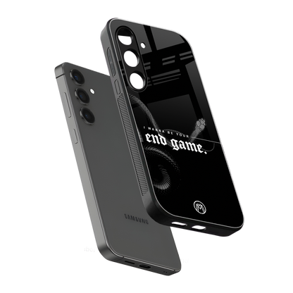 end game back phone cover | glass case for samsung galaxy s25 plus