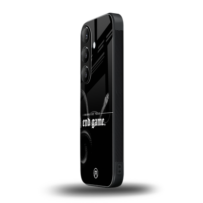 end game back phone cover | glass case for samsung galaxy s25 plus
