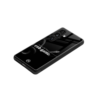 end game back phone cover | glass case for samsung galaxy s25 plus