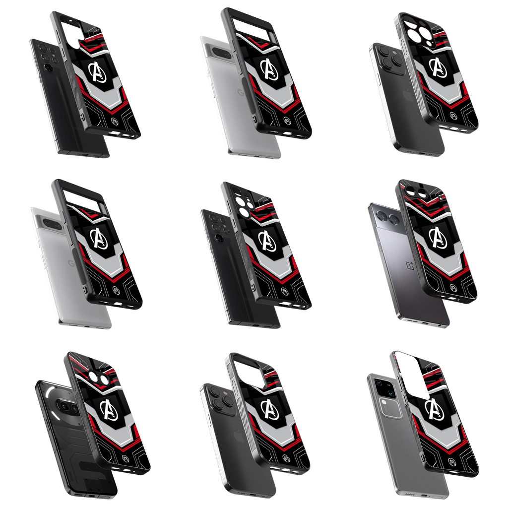 Durable Glass Back Mobile Case for iPhone, Samsung, OnePlus, Google Pixel, Redmi, Vivo, Oppo
