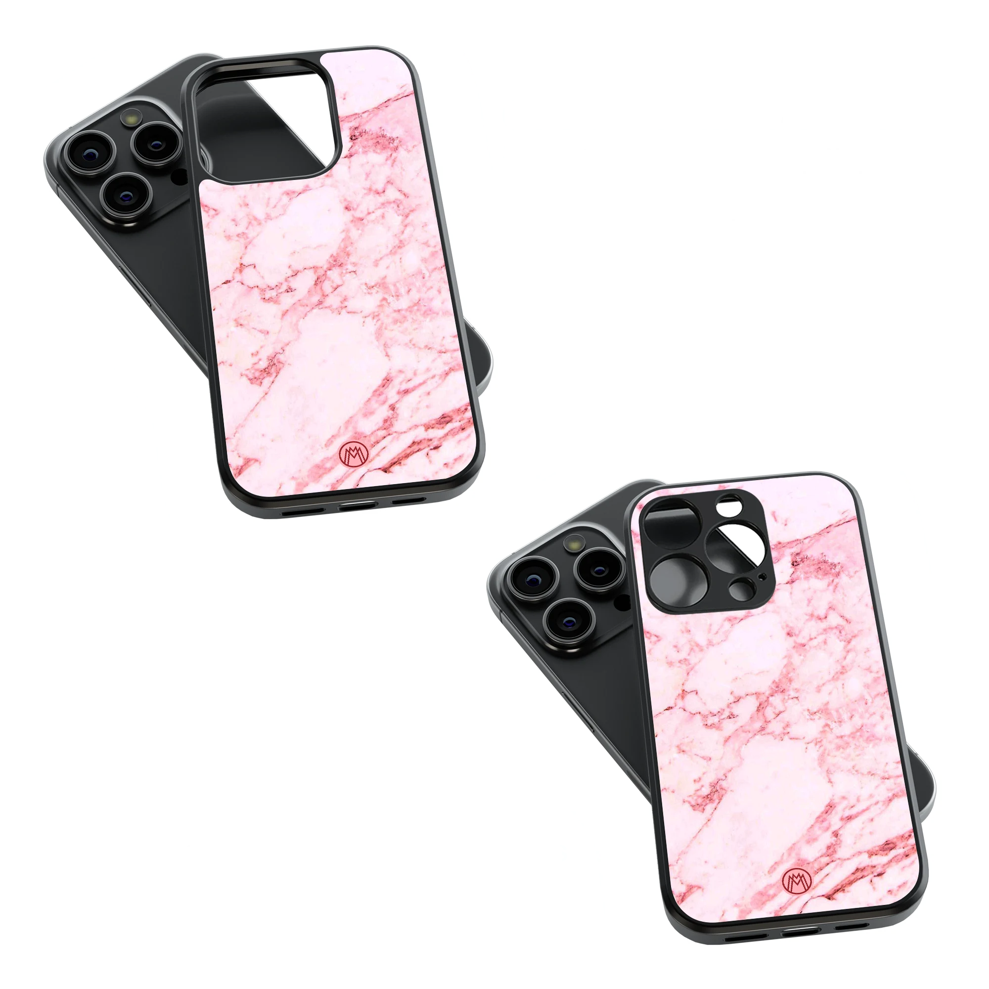 Trendy Glass Back Mobile Case for iPhone, Samsung, Redmi, OnePlus, Google Pixel, Motorola