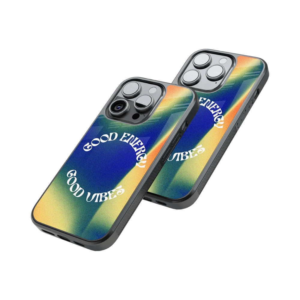 Protective Glass Back Phone Case Compatible with iPhone, Samsung, OnePlus, Pixel & More