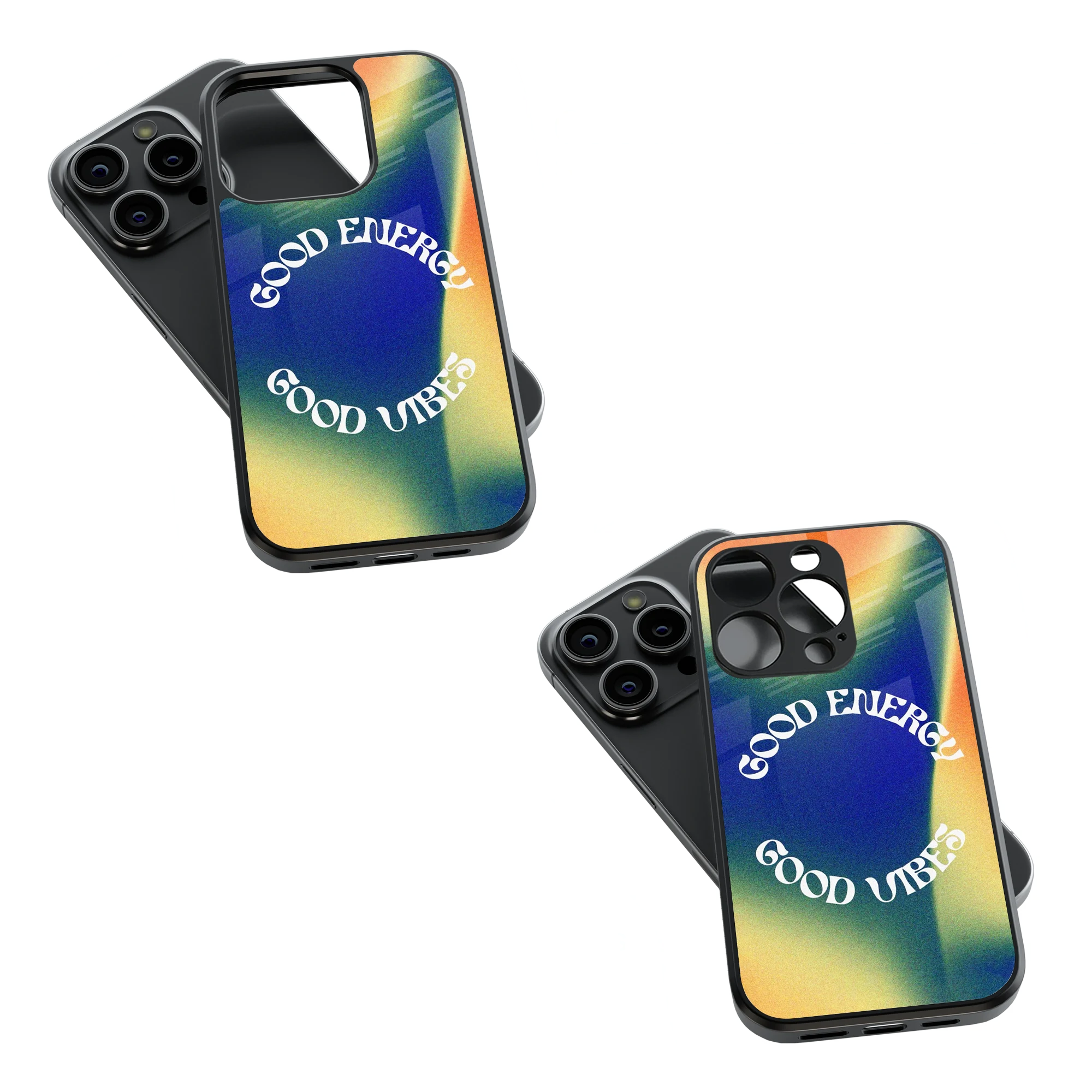 Trendy Glass Back Mobile Case for iPhone, Samsung, Redmi, OnePlus, Google Pixel, Motorola