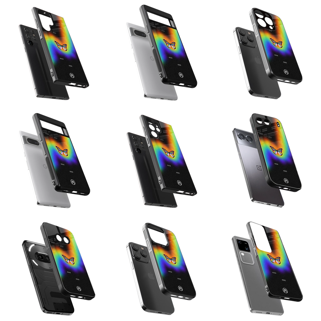 Durable Glass Back Mobile Case for iPhone, Samsung, OnePlus, Google Pixel, Redmi, Vivo, Oppo