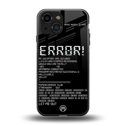 error back phone cover | glass case for iphone 13 mini