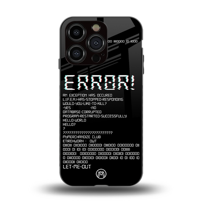 error back phone cover | glass case for iphone 13 pro