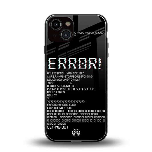 error back phone cover | glass case for iphone 13