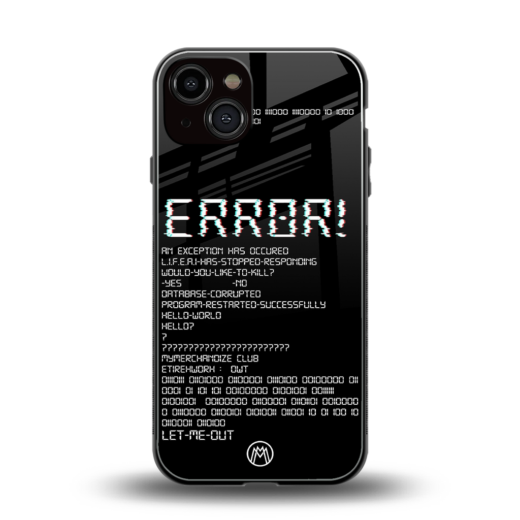 error back phone cover | glass case for iphone 13