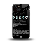 error back phone cover | glass case for iphone 13