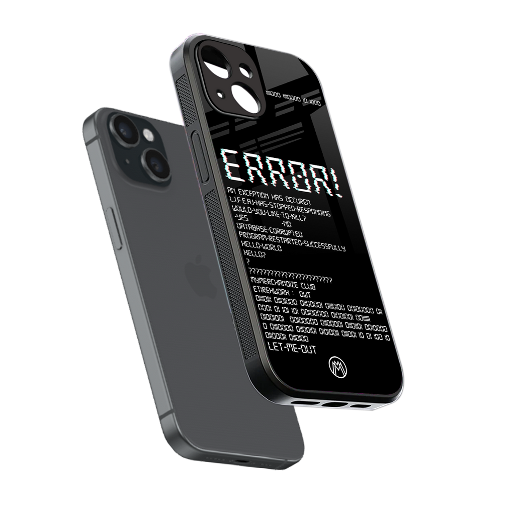 error back phone cover | glass case for iphone 13