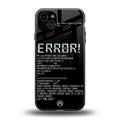 error back phone cover | glass case for iphone 14 plus