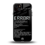 error back phone cover | glass case for iphone 14 plus
