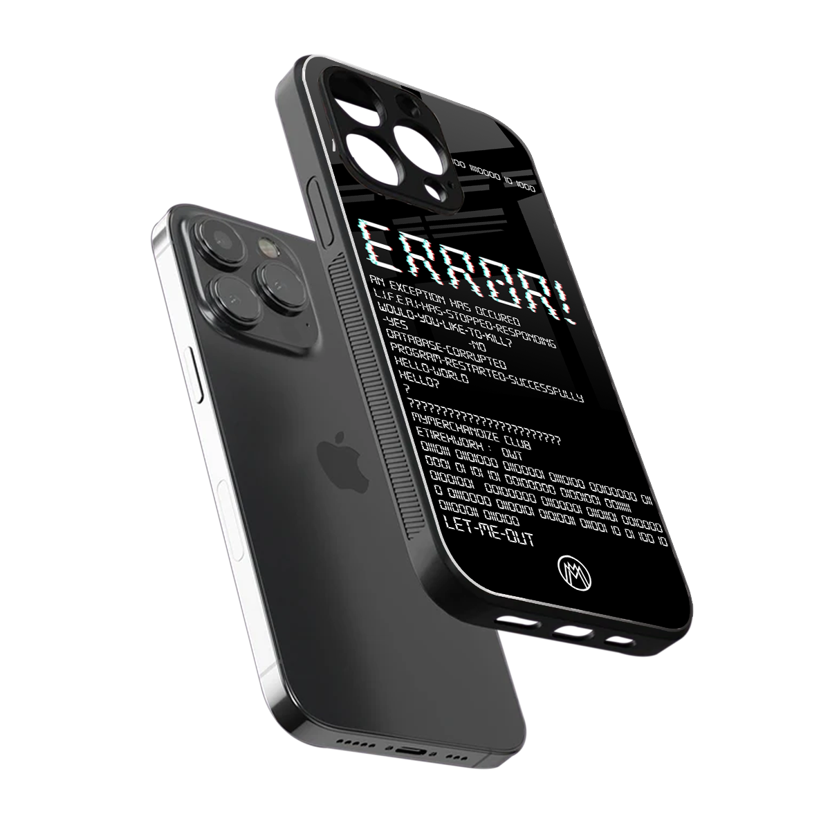 error back phone cover | glass case for iphone 15 pro max