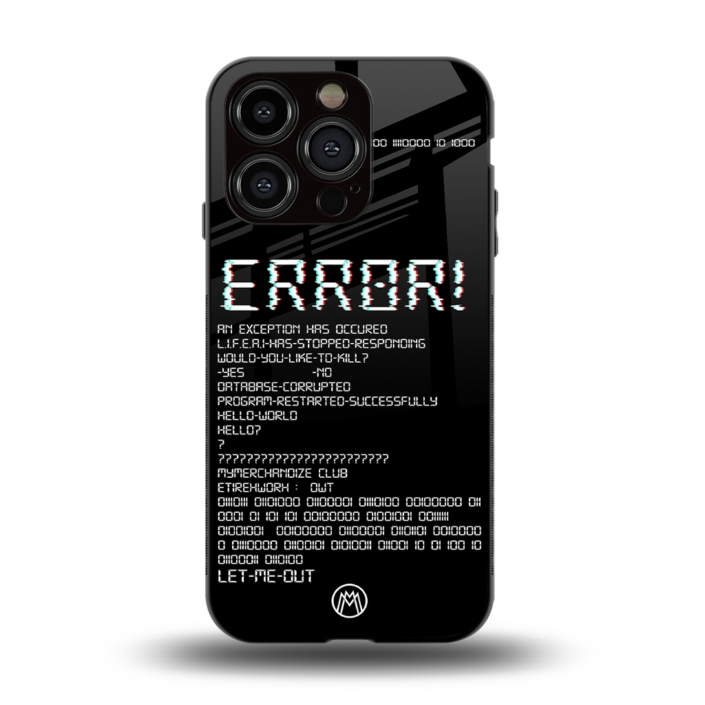 error back phone cover | glass case for iphone 15 pro