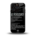 error back phone cover | glass case for iphone 14 pro