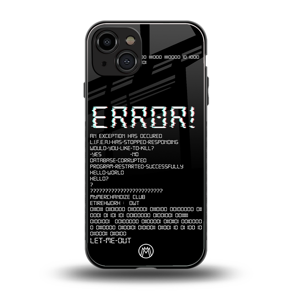 error back phone cover | glass case for iphone 14
