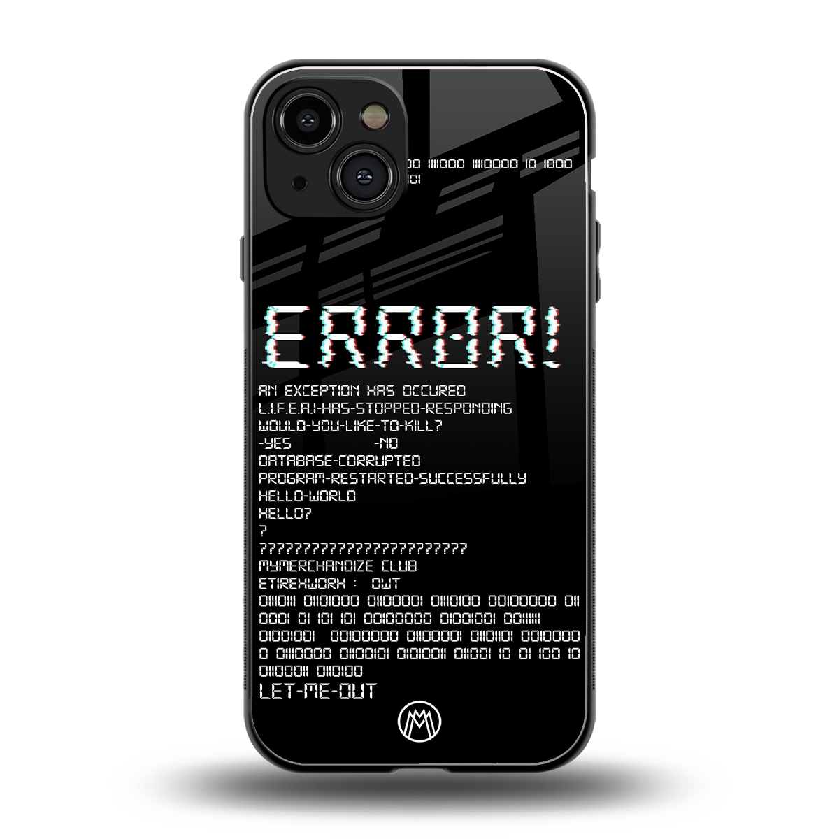 error back phone cover | glass case for iphone 14