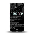 error back phone cover | glass case for iphone 16 plus
