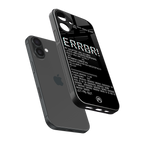 error back phone cover | glass case for iphone 16 plus