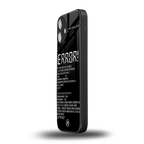 error back phone cover | glass case for iphone 16 plus