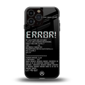 error back phone cover | glass case for iphone 16 pro max