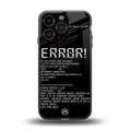 error back phone cover | glass case for iphone 16 pro