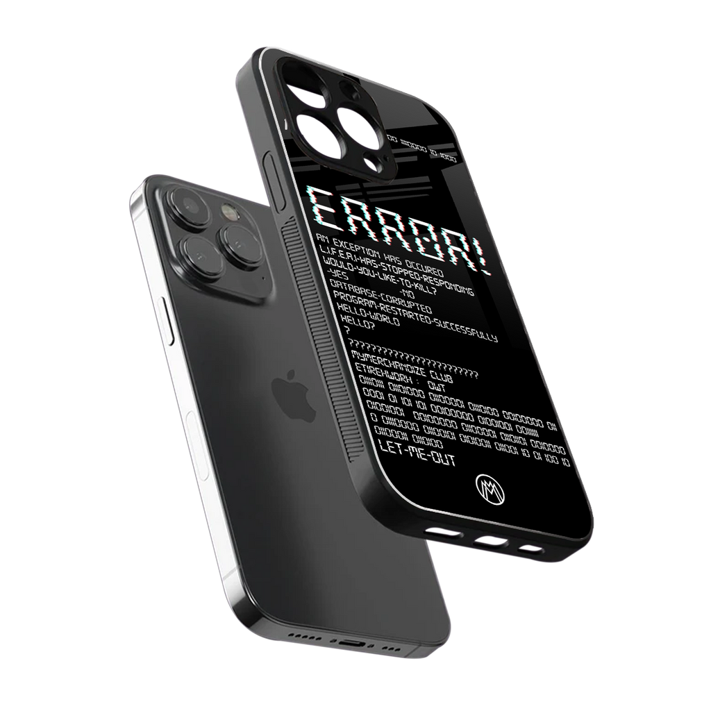 error back phone cover | glass case for iphone 16 pro