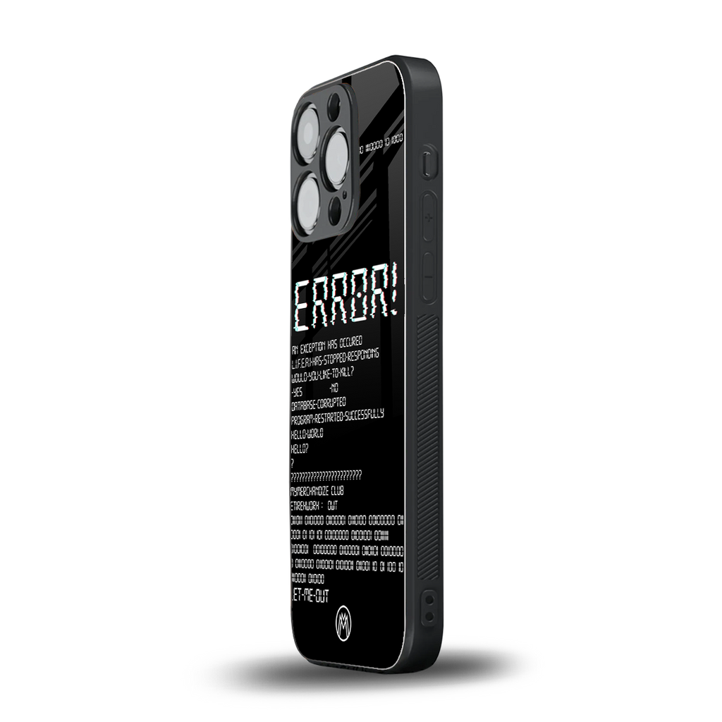 error back phone cover | glass case for iphone 16 pro