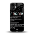 error back phone cover | glass case for iphone 16