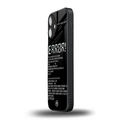 error back phone cover | glass case for iphone 16