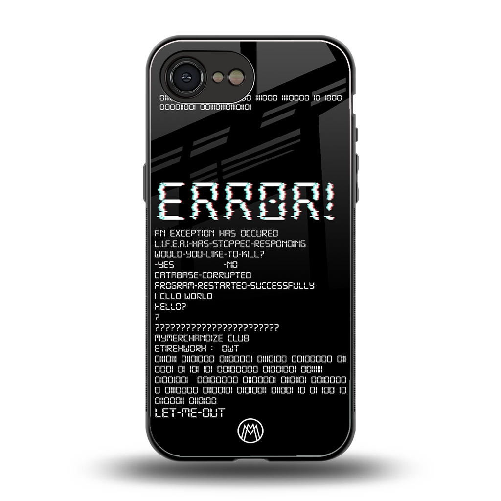 error back phone cover | glass case for iphone 16e