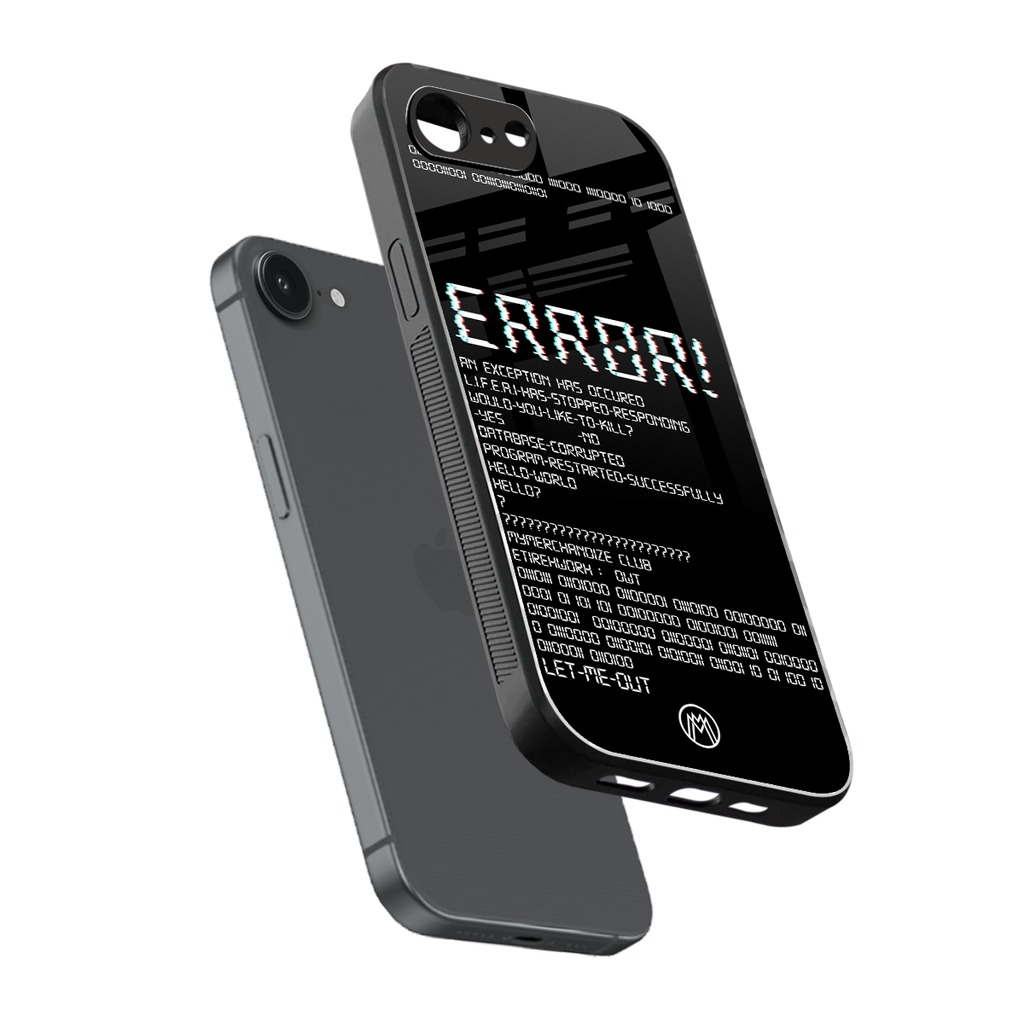 error back phone cover | glass case for iphone 16e