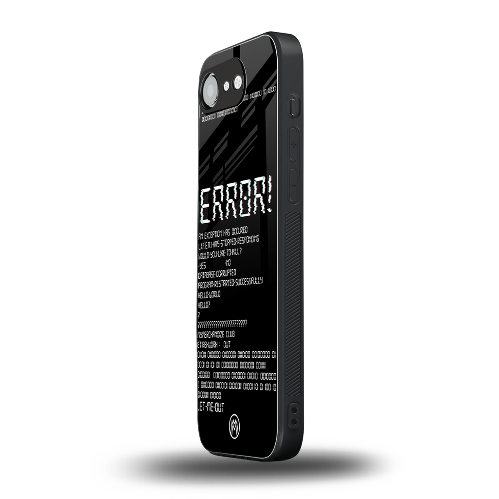 error back phone cover | glass case for iphone 16e