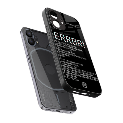 error back phone cover | glass case for nothing phone 1