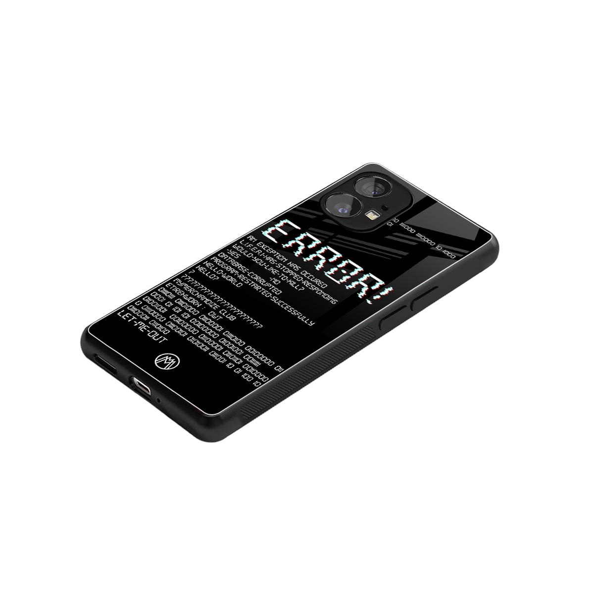 error back phone cover | glass case for nothing phone 1