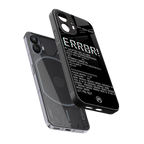 error back phone cover | glass case for nothing phone 2