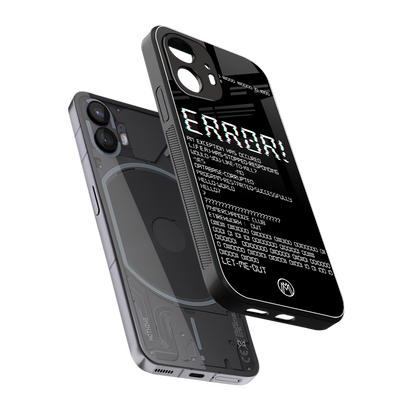 error back phone cover | glass case for nothing phone 2